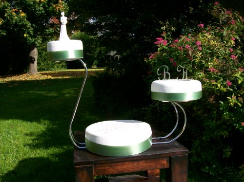 Swan Chrome Cake Stand