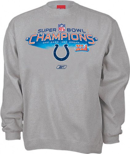 Buy Indianapolis Colts Super Bowl XLI Champions Official Locker Room Crewneck Sweatshirt