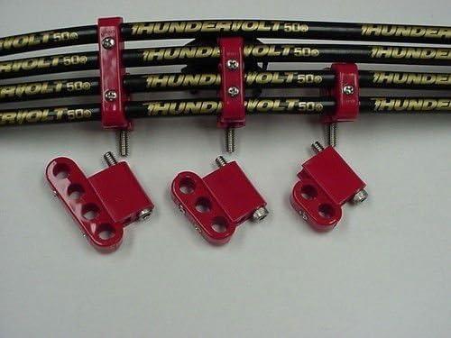 Taylor Cable Prod 42522 7-8mm Vert Wire Loom Kit Red