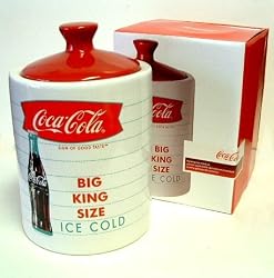 Coca Cola Collectible Big King Size Snack Treat Cookie Jar