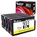 Valuetoner Remanufactured Ink Cartridge Replacement for HP 950XL 951XL 950 XL 951 XL for Officejet Pro 8100 8600 8610 8615 8620 8630 8660 251dw High Yield (1 Black,1 Cyan,1 Magenta,1 Yellow)