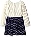 Nautica Girls' Layered Long Sleeve Knit Dress
