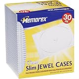 30-pack Slim CD Jewel Case (5mm)- Clear