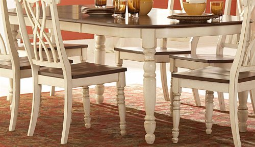 Homelegance Ohana 60x42 Dining Antique White