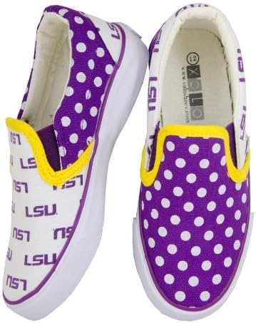 LSU Tigers Canvas Slip-On Tennis Shoes for Toddlers