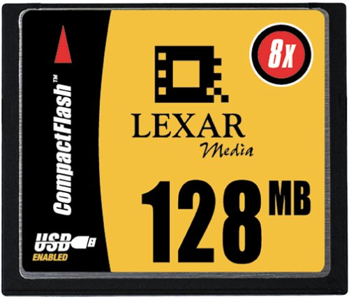 Lexar Media 128 MB Card (CF12808241)