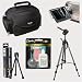 Samsonite Deluxe Camera Case + LCD Protectors + Tabletop Tripod + 5 Piece Cleaning Kit + 53