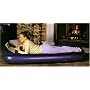 Flocked Single Air Bed with Built in Pump