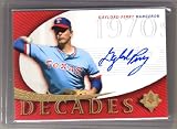2005 Ultimate Signature Decades GP Gaylord Perry Texas Rangers (Autographed - Baseball Cards)