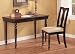 2pc Traditional Cappuccino Finish Secretary Writing Desk w/Chair
