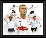 David Beckham England Framed 20x16 Montage