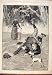 1890 RIVALS ICE SKATING MEN DOG LADY GARLAND FINE ART