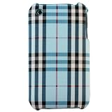 CASETRONICS Blue Check Hard Shell Case for Apple iPhone 3G / 3GS