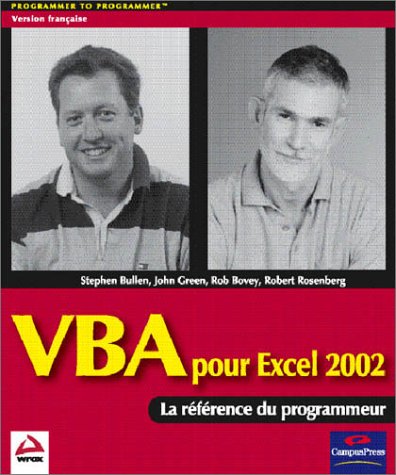 Childrens Toyshop  Books : VBA pour Excel 2002