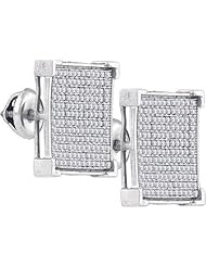 Cheap Girls Jewelry 0.93CT-DIA MICRO-PAVE EARRINGS For Sale
