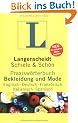 Langenscheidt Praxisw�rterbuch Bekleidung und Mode, Englisch-Deutsch-Franz�sisch-Italienisch-Spanisch