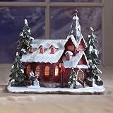 Christmas Lighted Church
