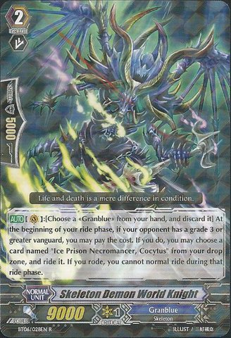 Cardfight!! Vanguard TCG - Skeleton Demon World Knight (BT06/028EN) - Breaker of Limits
