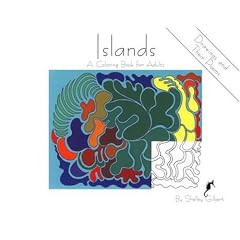 Islands: A Coloring Book for Adults (30 Drawings, 30 Poems) (Spiral-bound)