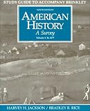 American History: A Survey, Vol. 1 (Student Study Guide, 9th Edition)