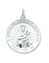 Sterling Silver Scapular Medal