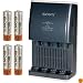 Sony 15 Minute Battery Charger with 4 AA Ni-MH Rechargeable Batteries