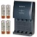 Electronics : Sony 15 Minute Battery Charger with 4 AA Ni-MH Rechargeable Batteries
