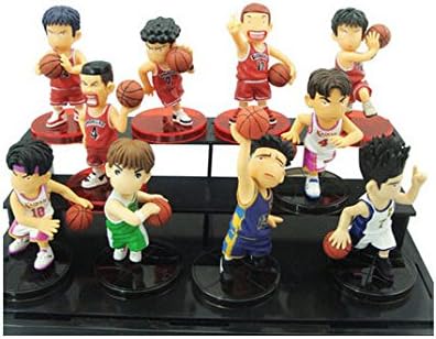 Cartoon Slamdunk Children's Toys Doll PVC Model Furnishing Articles Living Room Home Decoration Desktop Furnishing Articles Figure Decoration One Set 10 Pieces