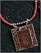 Pack of 2 Bronze Colored Square Beaded Necklaces With Flowers by Patricia Lynn