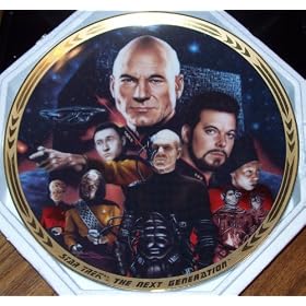 Star Trek :The Next Generation Limited Edition Plate~Best Of Both Worlds