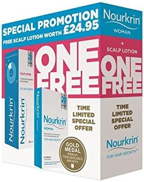 (4 PACK) - Nourkrin Nourkrin Woman Tablets with Free 75ml Scalp Lotion | 60s | 4 PACK - SUPER SAVER - SAVE MONEY