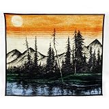 Biederlack Canyon Sunset 50 x 60 Blanket Throw