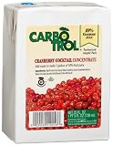 Carbotrol 100% Cranberry Juice Concentrate, 25-Ounce Aseptic Containesr (Pack of 12)