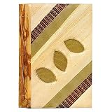 Review Cozee World  / All Natural 60 Photo Handmade Photo Album - Three Leaf Stripe Design