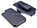 Case-Mate Black Carbon Fiber Leather Signature Case & Holster for iPhone 4