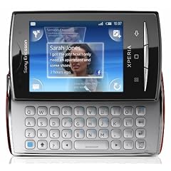Sony Ericsson Xperia X10 mini pro Smartphone (6,6 cm (2,6 Zoll) Display, QWERTZ-Tastatur, Android, WLAN, GPS, 5 Megapixel Kamera) rot