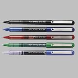 Pilot V-Ball Liquid Ink Rollerball Pens, Fine Point, Red, Pack Of 12