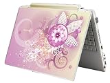 Bundle Monster MINI NETBOOK Laptop Notebook Skin Sticker Cover Art Decal - 7 8 9 10 - Fit HP Dell Asus Acer Eee Compaq MSI - Pink Chaos