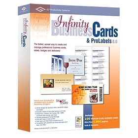 Infinity Business Cards and ProLabels 8.0 by G7 Productivity Systems