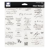 Fiskars Cloud 9 Clear Stamps-simple Thoughts Memories