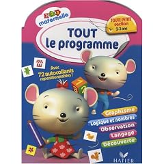 Tout le programme Toute Petite Section 2/3 ans