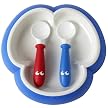 BABYBJÖRN Plate and Spoon - Blue