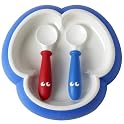 BABYBJÖRN Plate and Spoon - Blue