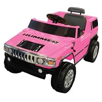 National Products 6V Pink Hummer H2 Battery Operated Ride-on