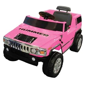 National Products 6V Pink Hummer H2 Battery Operated Ride-on