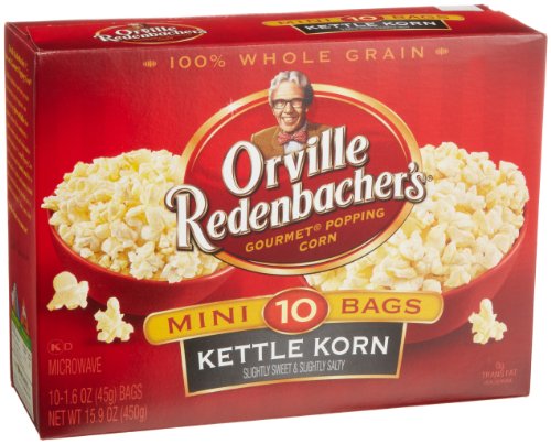 Orville Redenbacher Kettle Korn Popcorn Mini Bags, 10-Count (Pack of 3)