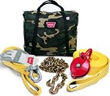 Warn 29460 Heavy-Duty Winching Accessory Kit - Camouflage Bag