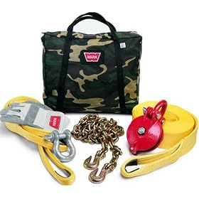 Click here to buy Warn 29460 Heavy-Duty Winching Accessory Kit - Camouflage Bag by Warn.