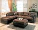Harlow Left L-Shaped Two Tone Sectional Sofa by Coaster Furniture