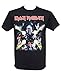 Iron Maiden Men's Tailgunner Explodes T-Shirt Black